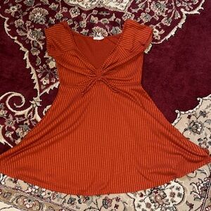 Rolla Coster Rust Striped Dress
